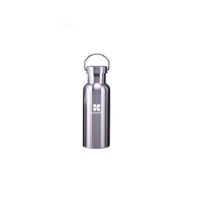 17oz Wide-Mouth Stainless Steel Water Bottle