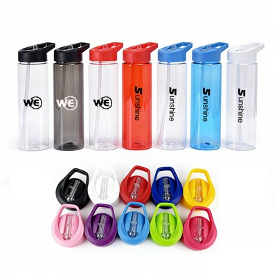 24 oz. Borneo Plastic Water Bottle with Carrying Handle