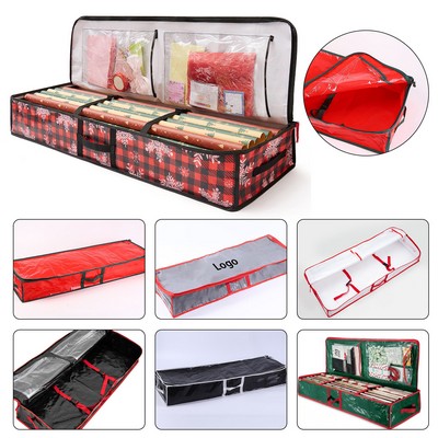 Ornament Storage Box with Zipper