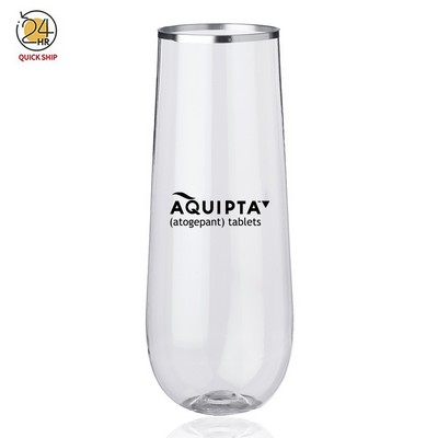 Reserv 9 oz. Plastic Stemless Flute