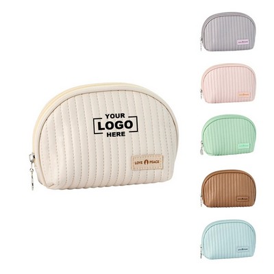Semi-Circle Makeup Pouch