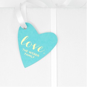 Large Heart Gift Tag