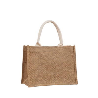 14.5" Jute Tote Bag
