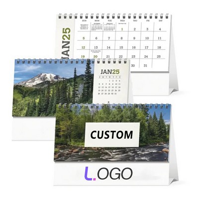 6.7" x 7.9" Tent Desk Flip Calendar