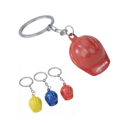 Sturdy Metal Helmet-Shaped Keyring