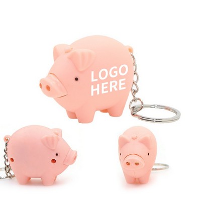 Jolly Swine LED Sonic Keychain