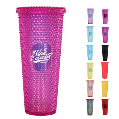 24oz Bling Studded Tumbler