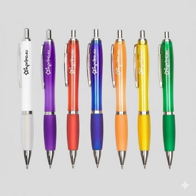 Business Semi-Gel Pen Smooth-Glide Retractable Ballpoint Premium Smudge-Proof