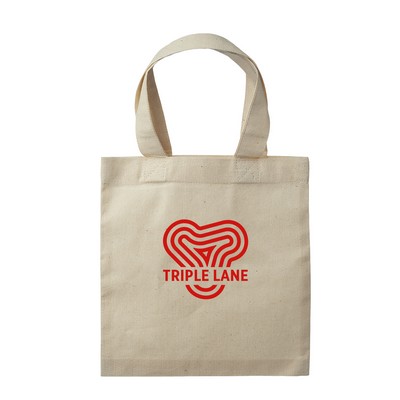 Square Natural Cotton Fiber Gift Bag (1 Color Imprint)