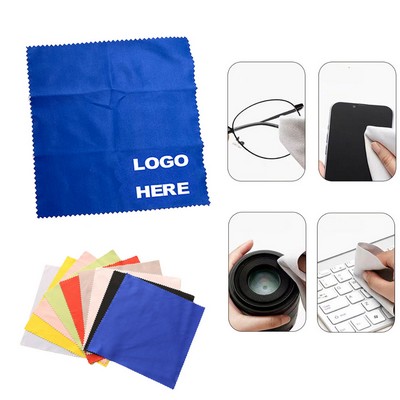 High-Quality Full-Color Microfiber Wipe with PVC Pouch