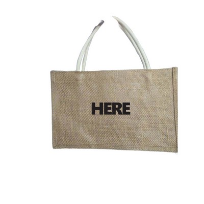 Three-Dimensional Linen Tote Bag