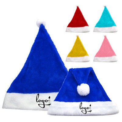 Classic Festive Plush Santa Hat