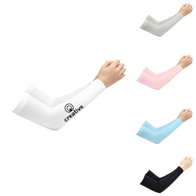 Unisex Ice Silk UV Protection Arm Sleeves