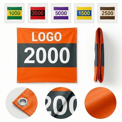 Eco-Friendly Sweat-Proof Running Bib Number for Cross Country & Athletics