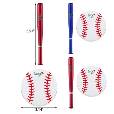 Plastic Baseball Ballpoint Pen
