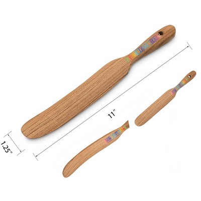 Teak Sourdough Mixer Bread Stirring Spatula