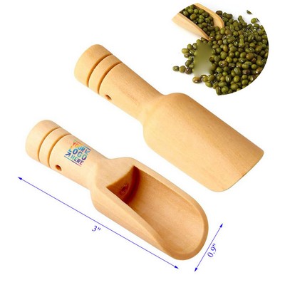 Mini Wooden Cooking Non Scratch Seasoning Spoon