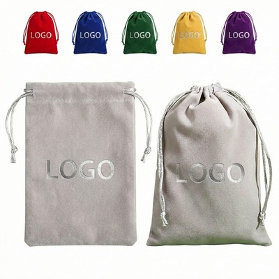 Customizable Large Velvet Drawstring Bag for Tarot Cards & Jewelry