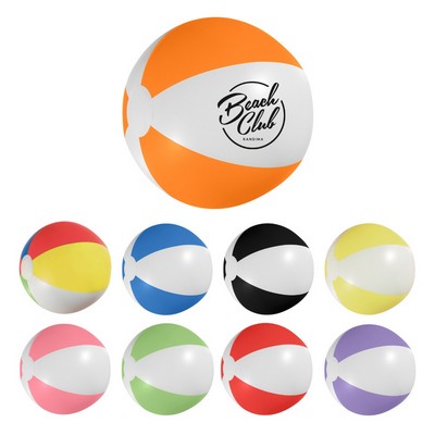 16" Inflatable Beach Ball – Custom Logo Promotional Beach Ball for Events, Pools, and Giveaways