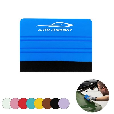 Small Felt Squeegee Plastic Scraper Tools for Car Wrap DIY Crafting Window Tint Wallpaper Glass Film