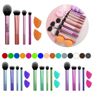 5 Piece Everyday Essentials Makeup Brush Set