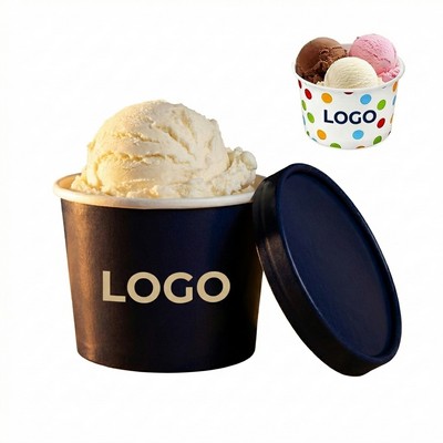 Disposable 5oz Ice Cream Paper Bowl