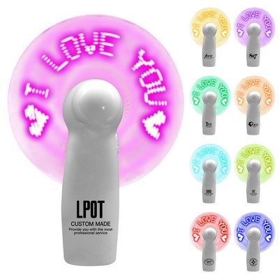 LED Programmable Electric Fan