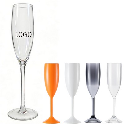 Custom Premium Champagne Flute Long Stem Glass
