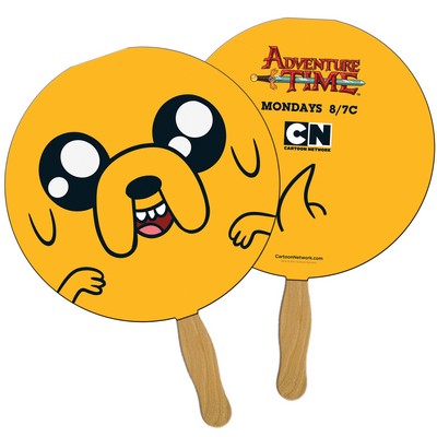 Round Sandwiched Hand Fan