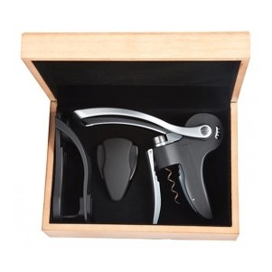 Enoteca Set w/Foil Cutter & Wood Box