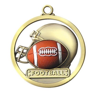 Medals, "Football - 2" - Rubber Game Ball Insert