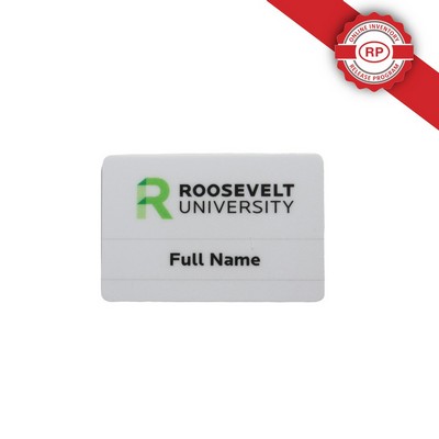 Full Color Name Badge w/ Personalization (2"x3") Rectangle