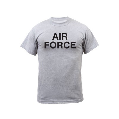 Air Force Gray Physical Training T-Shirt (S to XL)