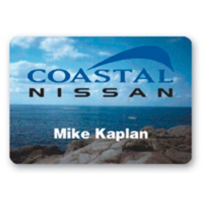 Full Color Name Badge w/ Personalization (1.75"x2.5") Rectangle