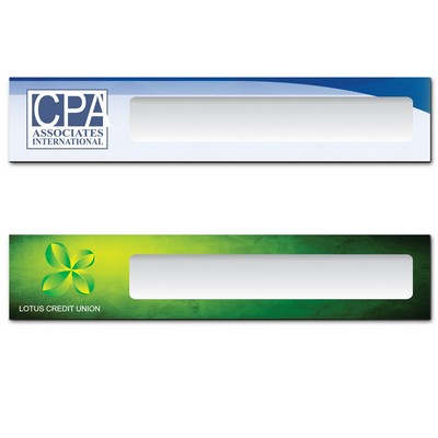 Plato Full Color Plastic Window Name Plate (2"x10")