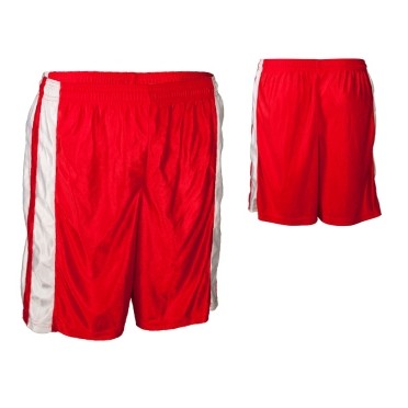 Youth Dazzle Cloth Short w/ Contrast Side Panel & Piping (7" Inseam)