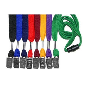 Blank Flat Lanyards w/Safety Breakaway