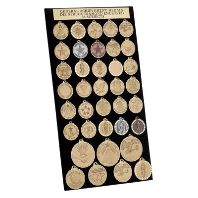 Display for Die Struck Achievement Medals
