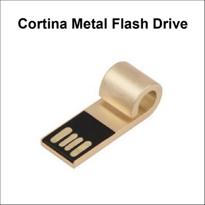Cortina Mini Metal Flash Drive - 8GB Memory