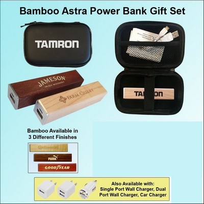 Bamboo Astra Power Bank in Zipper Wallet 2600 mAh No Extra Tariff