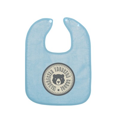 Colored Snap Baby Bib (10"x13")