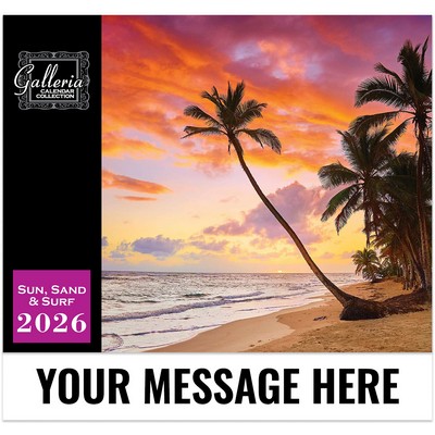 Galleria Wall Calendar 2026 Sun, Sand & Surf