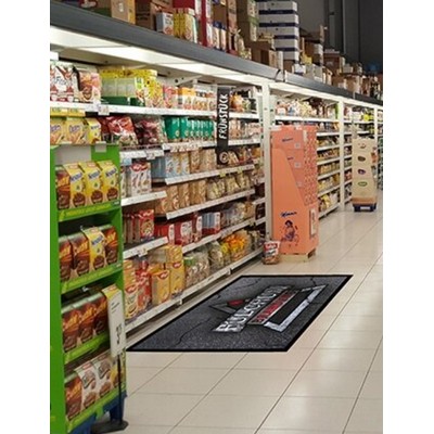High Resolution P.O.P. Rubber Messenger Display Mat - 2' X 3'