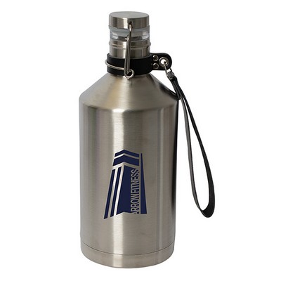 64 Fl. Oz. Brewmaster Stainless Steel Growler