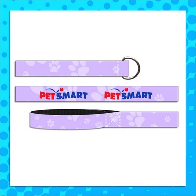 1" Full Color D Ring Dog Leash