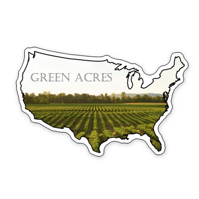 USA Shaped NoteKeeper™ Magnet 35 Mil