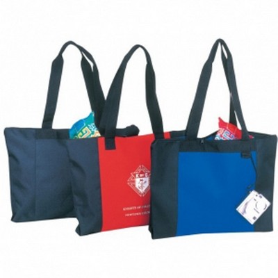 Poly Zippered Tote Bag