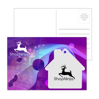 Post Card With Full-Color House Luggage Tag