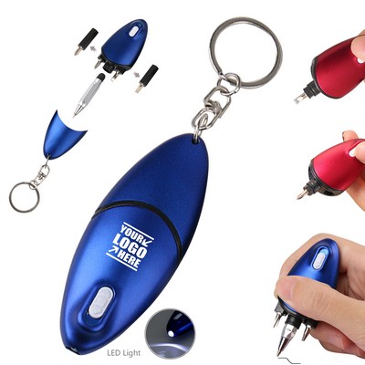 6" 1 Folded Pen With Multi Tools