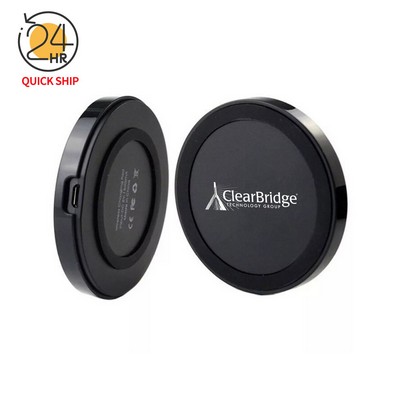 Qi-Certified 10W for iPhone Wireless Charger Pad , Fast Wireless Phone Charger For Samsung